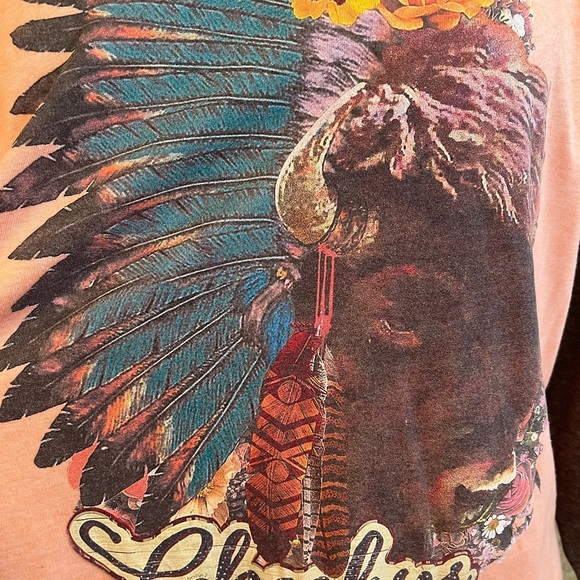 Cheekys Raglan Style Shirt With Buffalo Print Size 3x - Picture 2 of 3